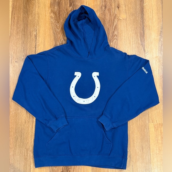 REEBOK NFL Youth Boys Indianapolis Colts Pullover Hoodie (Size: 14/16) - Picture 1 of 8